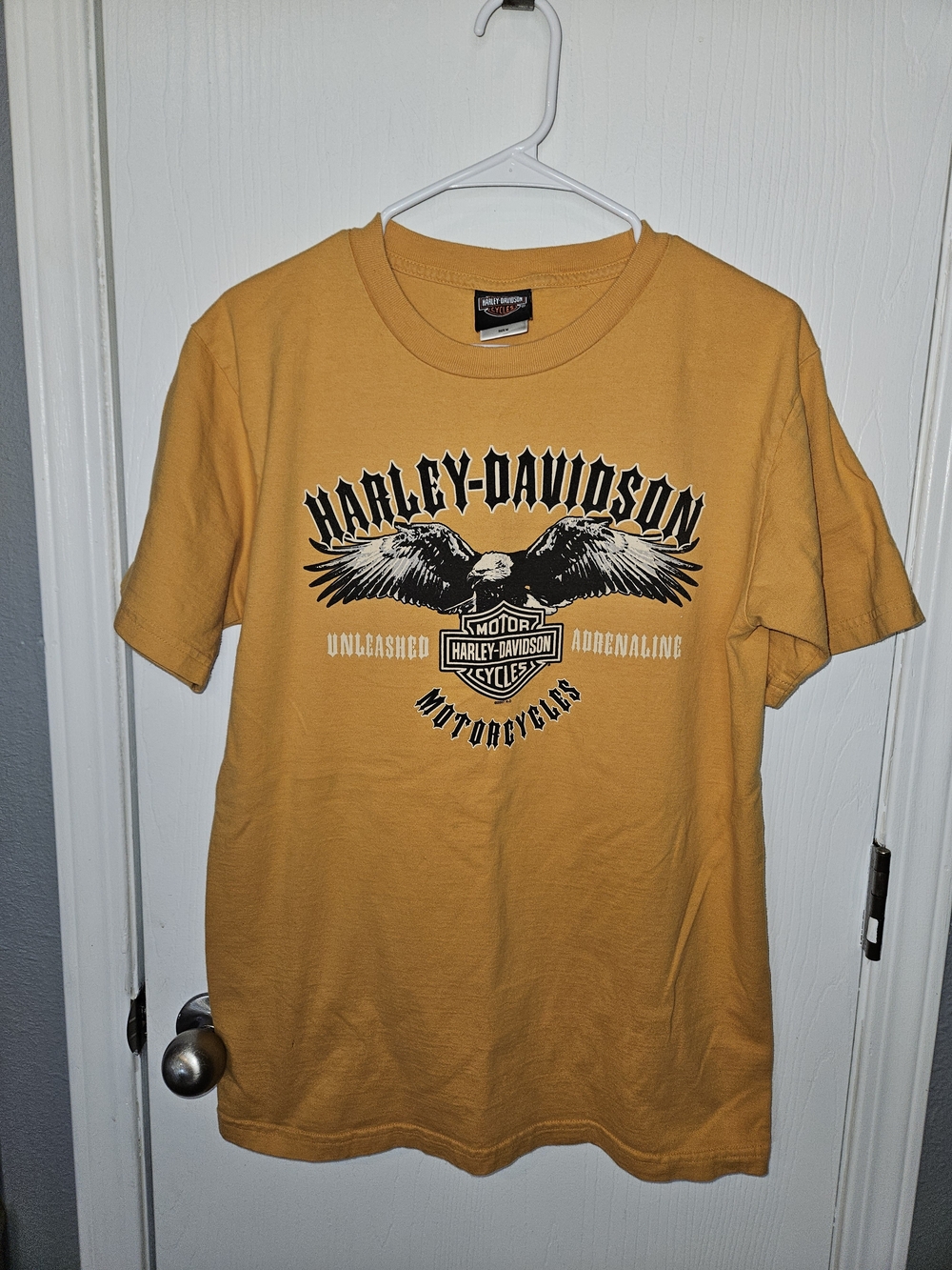 Harley-Davidson Men's Yellow Eagle Logo T-Shirt
